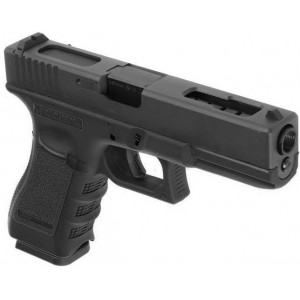 Страйкбольный пистолет Glock G18 Gen.3, Gas, черный, металл (WE)